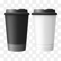 纸咖啡杯-纸咖啡杯杯子黑色白色盖子-空若网 纸咖啡杯-纸咖啡杯杯子黑色白色盖子-空若网