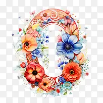 数字0花-数字0-空若网 数字0花-数字0-空若网