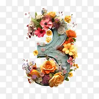 3号花-3号花花数多彩花卉-空若网 3号花-3号花花数多彩花卉-空若网