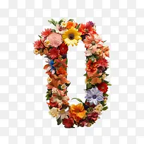 数字0花-数字0花花多彩插花-空若网 数字0花-数字0花花多彩插花-空若网