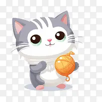 猫玩毛线球-猫玩毛线球可爱的小猫动物可爱-空若网 猫玩毛线球-猫玩毛线球可爱的小猫动物可爱-空若网