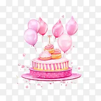 生日蛋糕-粉色生日蛋糕-空若网 生日蛋糕-粉色生日蛋糕-空若网