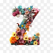 字母z字母z花字母多彩抽象-空若网 字母z字母z花字母多彩抽象-空若网
