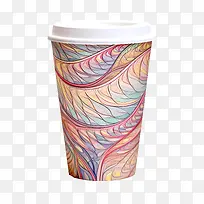 纸杯-纸杯多彩抽象漩涡异想天开-空若网 纸杯-纸杯多彩抽象漩涡异想天开-空若网