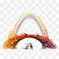 彩虹桥纪念日-生日蛋糕-空若网 彩虹桥纪念日-生日蛋糕-空若网