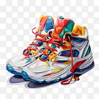 运动鞋-彩虹-空若网 运动鞋-彩虹-空若网
