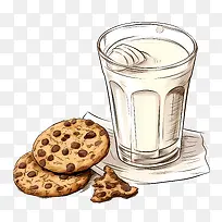 饼干和牛奶-网页设计-空若网 饼干和牛奶-网页设计-空若网