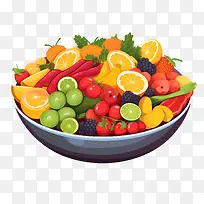 世界素食日-世界素食日水果蔬菜多彩碗-空若网 世界素食日-世界素食日水果蔬菜多彩碗-空若网