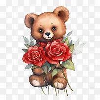 泰迪熊日-泰迪熊日可爱的花熊泰迪-空若网 泰迪熊日-泰迪熊日可爱的花熊泰迪-空若网