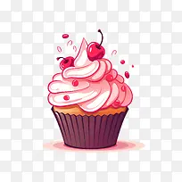 全国纸杯蛋糕日-全国纸杯蛋糕日粉红色纸杯蛋糕蛋糕糖霜-空若网 全国纸杯蛋糕日-全国纸杯蛋糕日粉红色纸杯蛋糕蛋糕糖霜-空若网