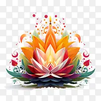 水灯节-莲花-空若网 水灯节-莲花-空若网