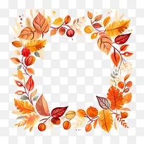 秋天的叶子框架-秋天的叶子框架-空若网 秋天的叶子框架-秋天的叶子框架-空若网