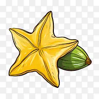 杨桃-杨桃杨桃番石榴热带水果黄色水果-空若网 杨桃-杨桃杨桃番石榴热带水果黄色水果-空若网