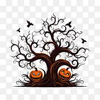 万圣节树-万圣节树-空若网 万圣节树-万圣节树-空若网