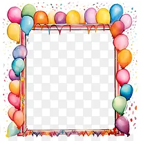 生日派对框架-生日派对框架派对生日气球五彩纸屑-空若网 生日派对框架-生日派对框架派对生日气球五彩纸屑-空若网