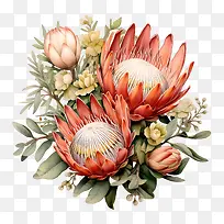 普罗蒂亚花-花束-空若网 普罗蒂亚花-花束-空若网