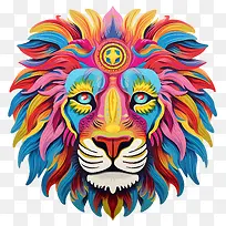 狮子头-狮子头狮子七彩脸头-空若网 狮子头-狮子头狮子七彩脸头-空若网