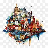 世界城市化日-世界城市化日城市建筑多彩-空若网 世界城市化日-世界城市化日城市建筑多彩-空若网