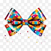 蝴蝶结日-蝴蝶结日蝴蝶结庆祝五彩纸屑多彩-空若网 蝴蝶结日-蝴蝶结日蝴蝶结庆祝五彩纸屑多彩-空若网