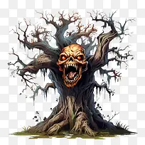 万圣节树-万圣节树-空若网 万圣节树-万圣节树-空若网