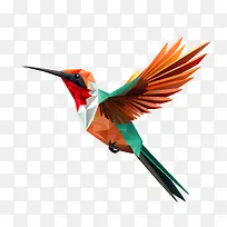 蜂鸟日-几何形状-空若网 蜂鸟日-几何形状-空若网