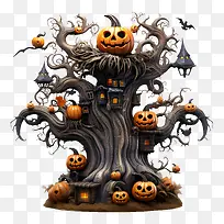 万圣节树-万圣节树-空若网 万圣节树-万圣节树-空若网