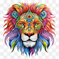 狮子头-狮子头狮子多彩鬃毛脸-空若网 狮子头-狮子头狮子多彩鬃毛脸-空若网