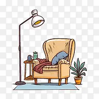 沙发和灯-沙发和灯灯椅子沙发地板-空若网 沙发和灯-沙发和灯灯椅子沙发地板-空若网