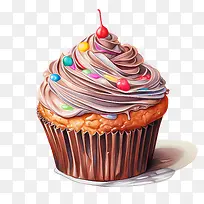 巧克力纸杯蛋糕日-巧克力-空若网 巧克力纸杯蛋糕日-巧克力-空若网