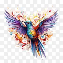 蜂鸟日-蜂鸟日多彩异想天开充满活力流动-空若网 蜂鸟日-蜂鸟日多彩异想天开充满活力流动-空若网