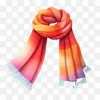 围巾日-橙色-空若网 围巾日-橙色-空若网