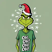 格林奇-圣诞老人-空若网 格林奇-圣诞老人-空若网