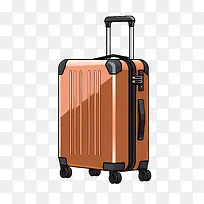 行李箱-橙色-空若网 行李箱-橙色-空若网