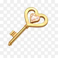 金钥匙-心形-空若网 金钥匙-心形-空若网
