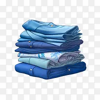 叠衣服-叠衣服蓝色叠衬衫服装-空若网 叠衣服-叠衣服蓝色叠衬衫服装-空若网