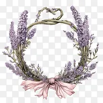 薰衣草花环-花环-空若网 薰衣草花环-花环-空若网