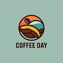 咖啡日-手绘-空若网 咖啡日-手绘-空若网