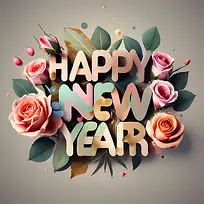 新年快乐-新年快乐的问候-空若网 新年快乐-新年快乐的问候-空若网