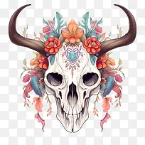 鹿头骨-鹿头骨头骨花角头-空若网 鹿头骨-鹿头骨头骨花角头-空若网