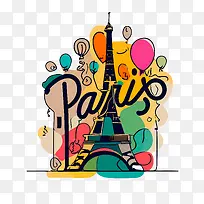 巴黎-埃菲尔铁塔-空若网 巴黎-埃菲尔铁塔-空若网