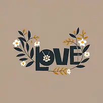 爱艺术字-花艺设计-空若网 爱艺术字-花艺设计-空若网