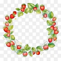 草莓-水果框-空若网 草莓-水果框-空若网