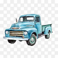 老式卡车-老式卡车卡车蓝色老式复古-空若网 老式卡车-老式卡车卡车蓝色老式复古-空若网