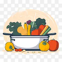 土豆-新鲜的时令蔬菜锅,配有土豆,胡萝卜和甜菜-空若网 土豆-新鲜的时令蔬菜锅,配有土豆,胡萝卜和甜菜-空若网