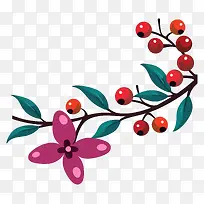 ��ɫ����-���к�ɫ����,�ۺ�ɫ�������ɫҶ�ӵ���֦-������