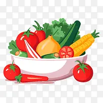 新鲜蔬菜-新鲜,色彩缤纷的蔬菜随意排列在碗中-空若网 新鲜蔬菜-新鲜,色彩缤纷的蔬菜随意排列在碗中-空若网