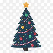 卡通圣诞树-卡通圣诞树,色彩缤纷的装饰-空若网 卡通圣诞树-卡通圣诞树,色彩缤纷的装饰-空若网