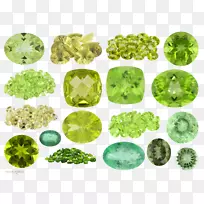 仿宝石和莱茵石翠绿双子座-空若网 仿宝石和莱茵石翠绿双子座-空若网
