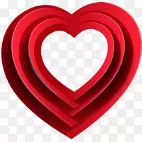 爱情人节红白心-空若网 爱情人节红白心-空若网