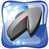 电蓝钴蓝鼠标光标-空若网 电蓝钴蓝鼠标光标-空若网